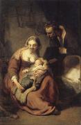 The Holy Family REMBRANDT Harmenszoon van Rijn